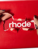 rhode logo with red background