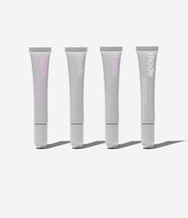 peptide lip treatments in rhode vanilla, salted caramel, watermelon slice, and unscented